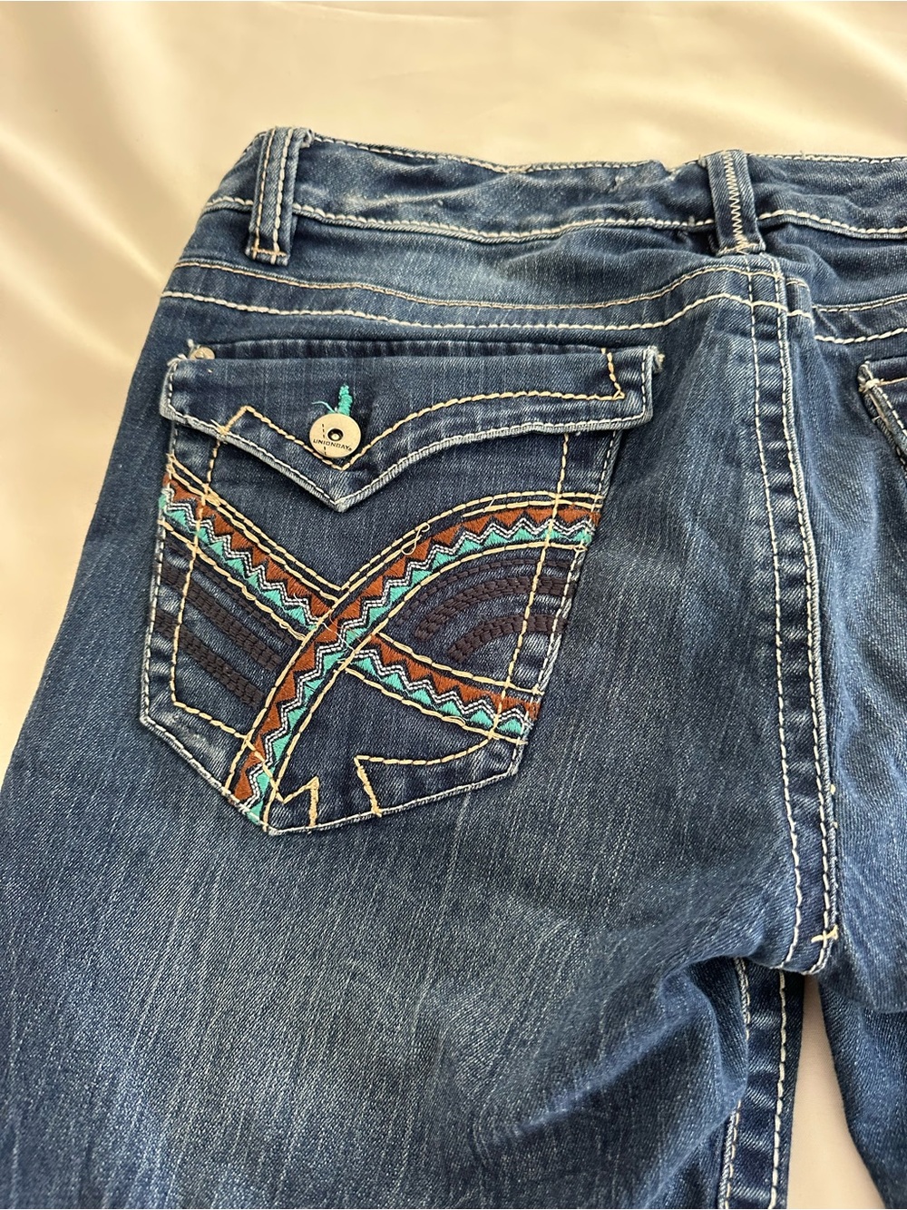 Y2K UNIONBAY Dark Denim Shorts - Picture 4 of 4